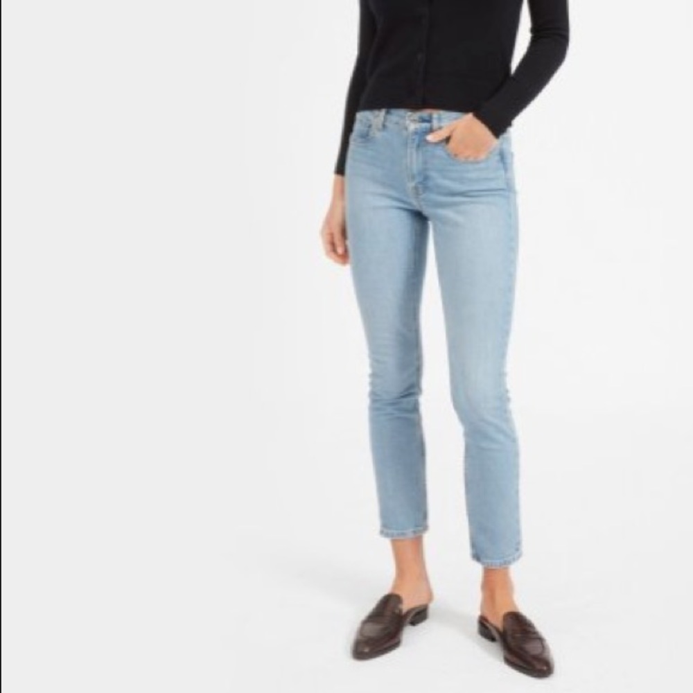 Everlane straight leg skinny jeans in light wash - Picture 7 of 7